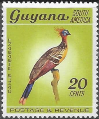 Guyana 1968 Fish Animals and Bird SG 455 Fine Mint