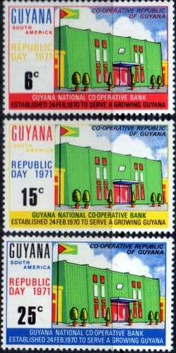 Guyana 1971 Republic Day Set Fine Mint
