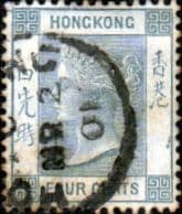 Hong Kong 1882 Queen Victoria SG 34 Fine Used