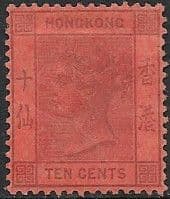 Hong Kong 1882 Queen Victoria SG 38 Fine Mint