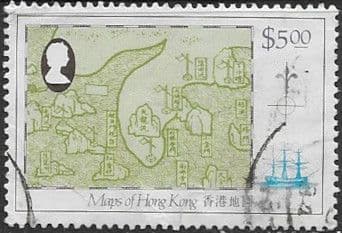 Hong Kong 1984 Maps SG 457 Fine Used