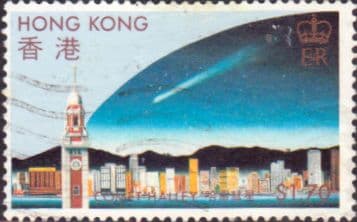 Hong Kong 1986 Halley's Comet SG 509 Fine Used