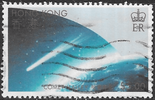 Hong Kong 1986 Halley's Comet SG 510 Fine Used