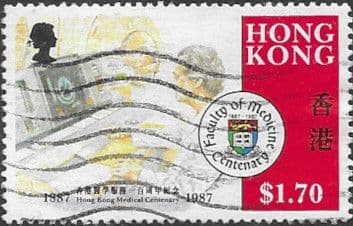 Hong Kong 1987 Medical Centenaries SG 557 Fine Used