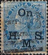 India 1874 Queen Victoria Service SG O32 Fine Used