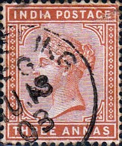 India 1882 Queen Victoria SG 94 Fine Used