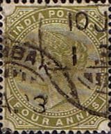 India 1882 Queen Victoria SG 96 Fine Used