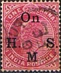 India 1902 King Edward VII On H.M.S. SG O57 Fine Used