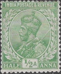 India 1911 King George V SG 157 Fine Mint