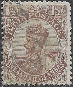 India 1911 King George V SG 165 Fine Used