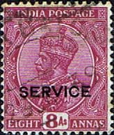 India 1912 King George V Service SG O89a Fine Used