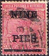 India 1921 King George V Surcharged SG 192 Fine Used