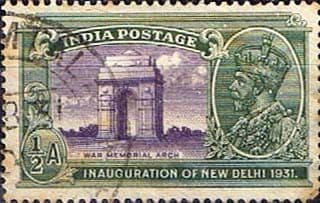 India 1931 King George V Inauguration of New Delhi SG 227 Fine Used