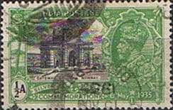 India 1935 King George V Silver Jubilee SG 240 Fine Used