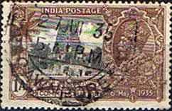 India 1935 King George V Silver Jubilee SG 242 Fine Used