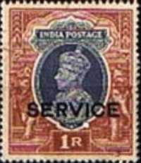 India 1937 King George VI Service SG O138 Fine Used