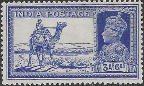 India 1937 King George VI SG 254 Fine Mint