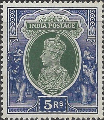 India 1937 King George VI SG 261 Fine Mint
