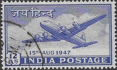 India 1947 Independence SG 303 Fine Used