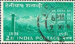 India 1953 Centenary of Indian Telegraphs SG 346 Fine Used