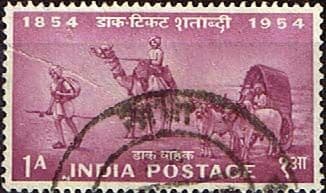 India 1954 SG 348 Indian Stamp Centenary Fine Used