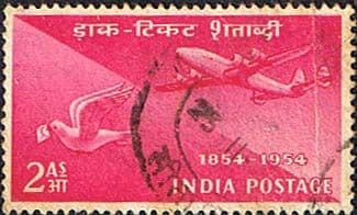India 1954 SG 349 Indian Stamp Centenary Fine Used