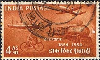 India 1954 SG 350 Indian Stamp Centenary Fine Used