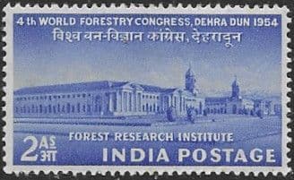 India 1954 World Forestry Congress Fine Mint