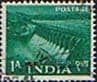 India 1955 Five Year Plan SG 357 Damodar Valley Dam Fine Used