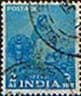 India 1955 Five Year Plan SG 358 Woman Spinning Fine Used