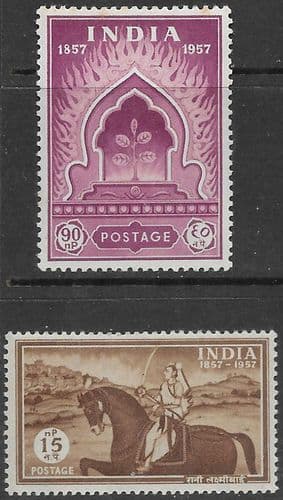 India 1957 Indian Mutiny Centenary Set Fine Mint