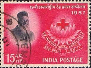 India 1957 SG 388 International Red Cross Conference Fine Used
