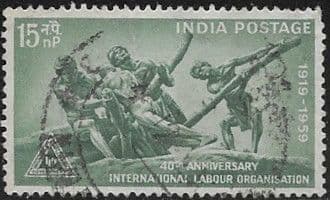 India 1959 International Labour Organisation Fine Used