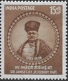 India 1959 SG 422 Death Centenary of Jejeebhoy Fine Mint