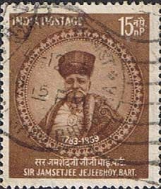 India 1959 SG 422 Death Centenary of Jejeebhoy Fine Used