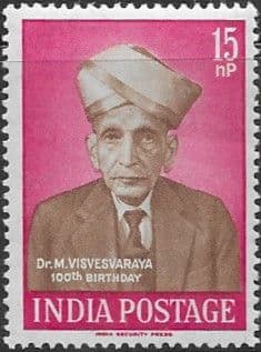 India 1960 Birth Centenary of Dr. M. Visvesvaraya SG 430 Fine Mint