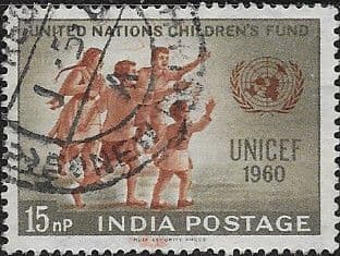 India 1960 UNICEF SG 432 Fine Used