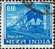 India 1965 SG 509 Electric Train Fine Used