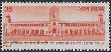 India 1981 Centenary of St Stephen's College, Delhi SG 998 Fine Mint