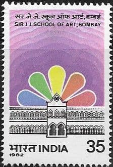 India 1982 125th Anniversary of Sir J. J. School of Art SG 1036 Fine Mint
