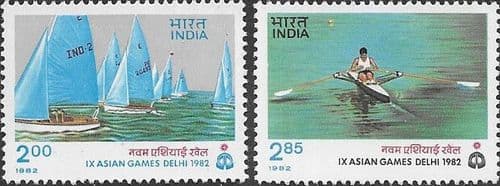 India 1982 Asian Games Set New Deli Fine Mint