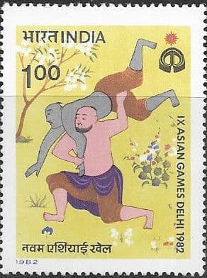 India 1982 Asian Games SG 1057 Fine Mint