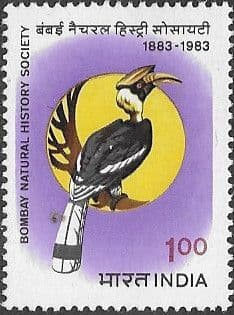 India 1983 Centenary of Natural History Society SG 1097 Fine Mint