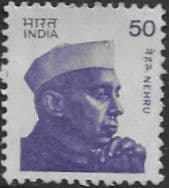 India 1983 Nehru 50p SG 1074 Fine Used