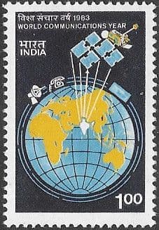 India 1983 World Communications Year SG 1087 Fine Mint