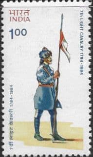 India 1984 Bicentenary of 7th Light Cavalry SG 1110 Fine Mint