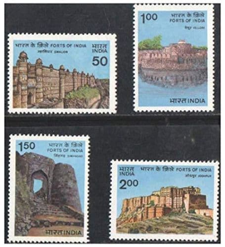 India 1984 Forts Set Fine Mint