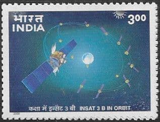 India 2000 India's Space Programme SG 1952 Fine Mint