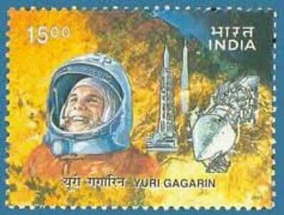 India 2001 40th Anniversary of Man's First Space Flight SG 1996 Fine Mint