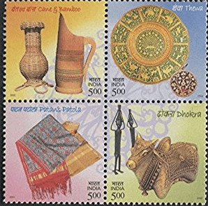 India 2002 Handicrafts Set in Block Fine Mint